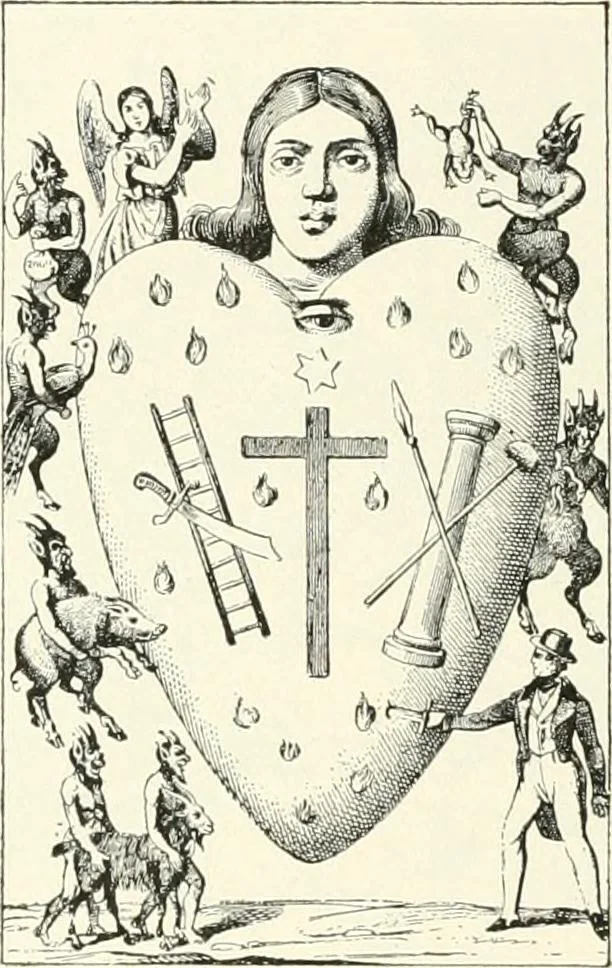 An illustration from The history of the devil and the idea of evil; from the earliest times to the present day, 1899, leaf 377