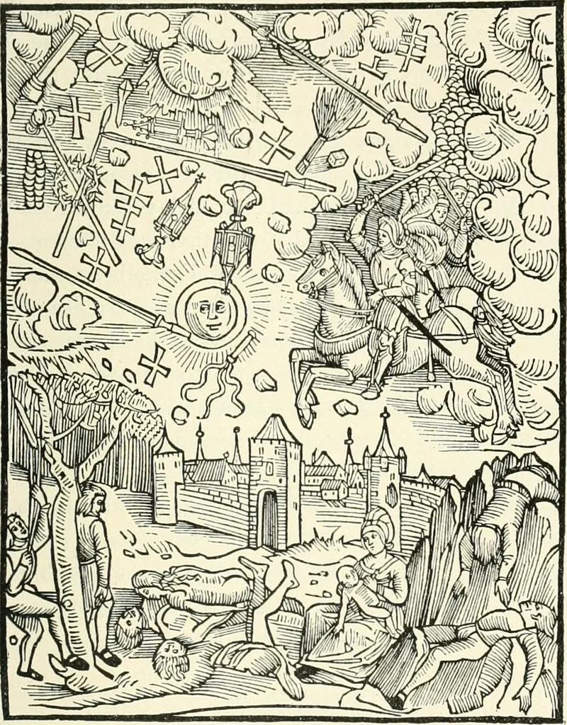 An illustration from The history of the devil and the idea of evil; from the earliest times to the present day, 1899, leaf 390