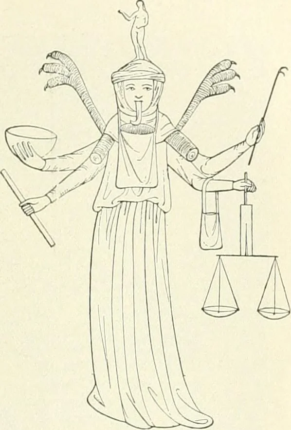 An illustration from The history of the devil and the idea of evil; from the earliest times to the present day, 1899, leaf 432