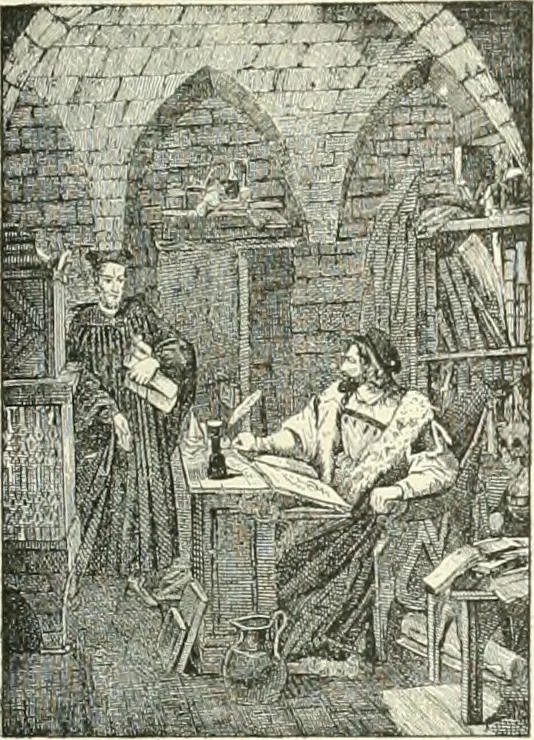 An illustration from The history of the devil and the idea of evil; from the earliest times to the present day, 1899, leaf 438