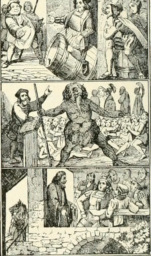 An illustration from The history of the devil and the idea of evil; from the earliest times to the present day, 1899, leaf 445