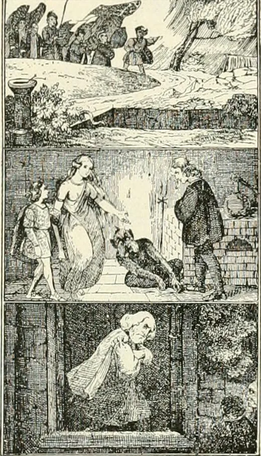 An illustration from The history of the devil and the idea of evil; from the earliest times to the present day, 1899, leaf 446