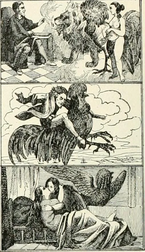 An illustration from The history of the devil and the idea of evil; from the earliest times to the present day, 1899, leaf 447
