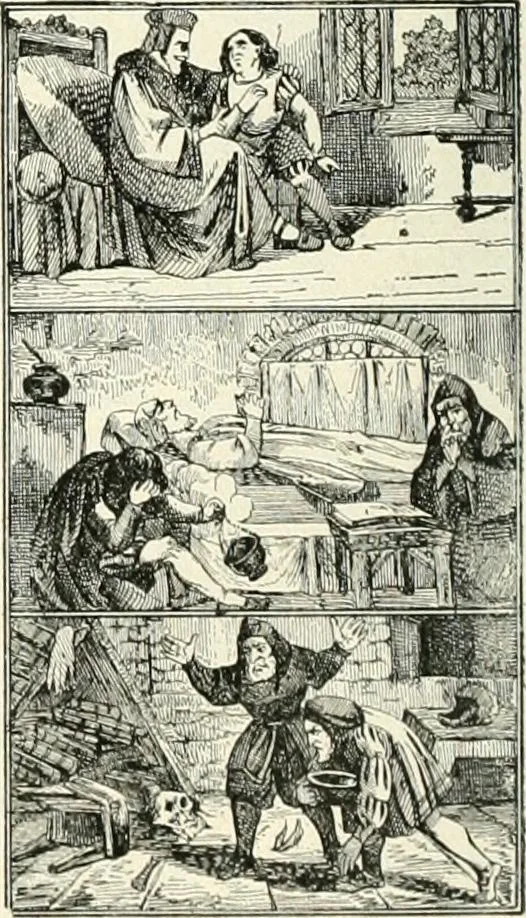 An illustration from The history of the devil and the idea of evil; from the earliest times to the present day, 1899, leaf 447