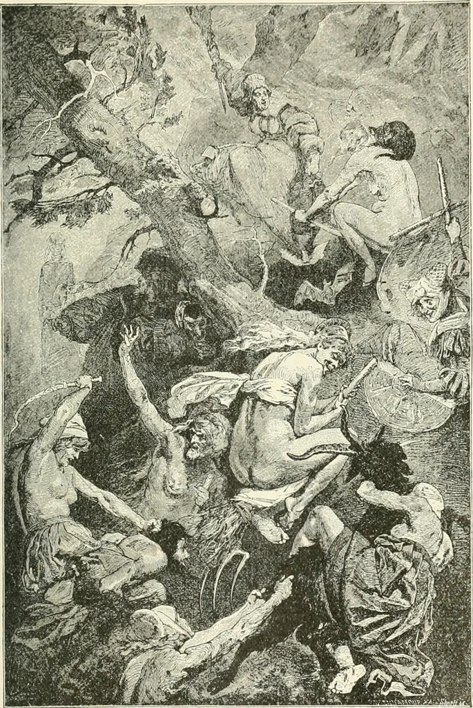 An illustration from The history of the devil and the idea of evil; from the earliest times to the present day, 1899, leaf 450