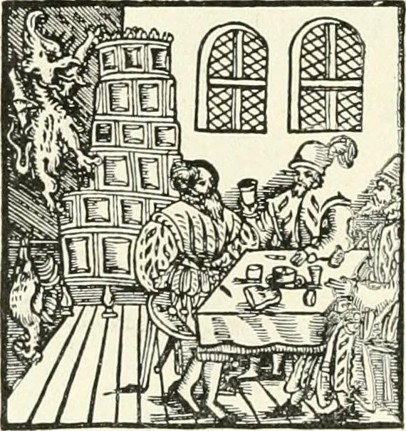 An illustration from The history of the devil and the idea of evil; from the earliest times to the present day, 1899, leaf 451