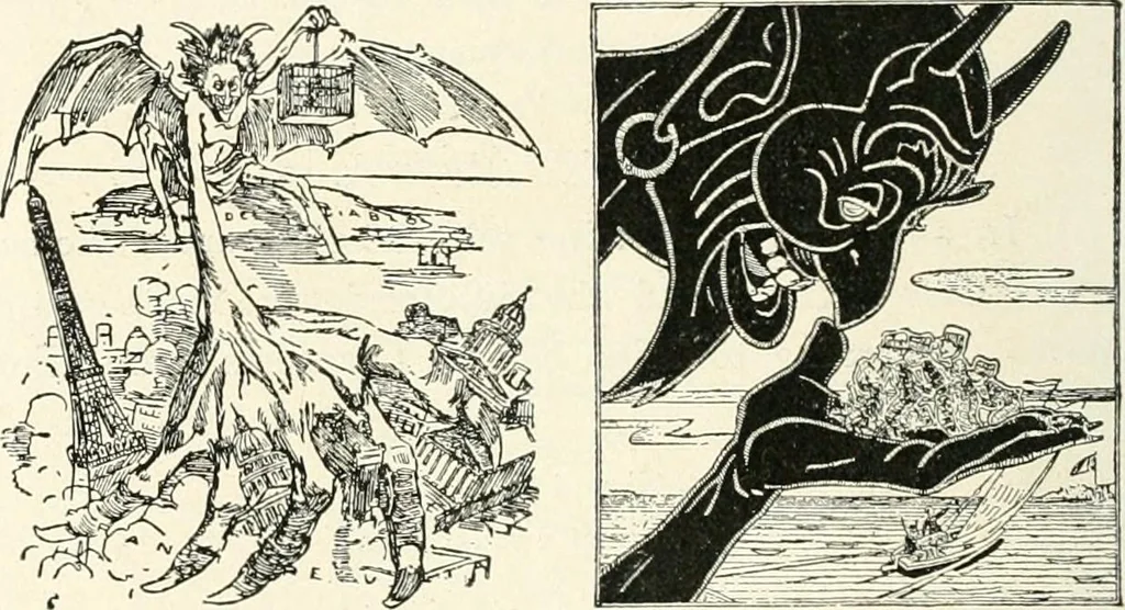 An illustration from The history of the devil and the idea of evil; from the earliest times to the present day, 1899, leaf 455
