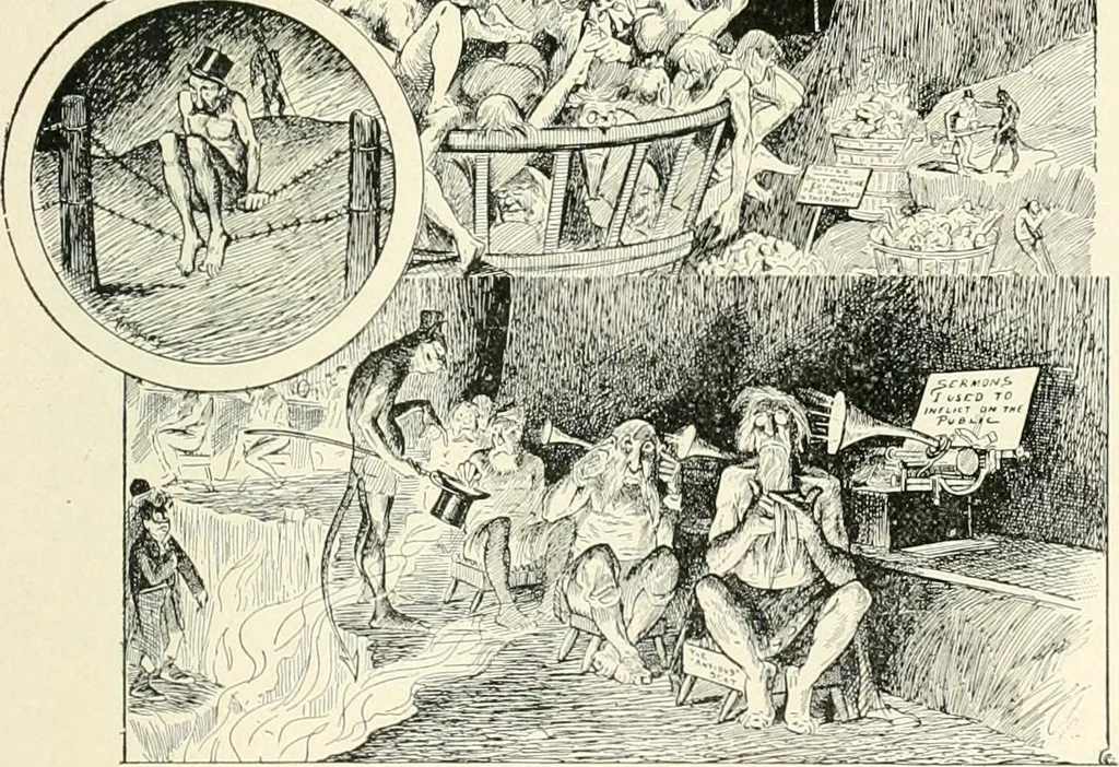 An illustration from The history of the devil and the idea of evil; from the earliest times to the present day, 1899, leaf 456