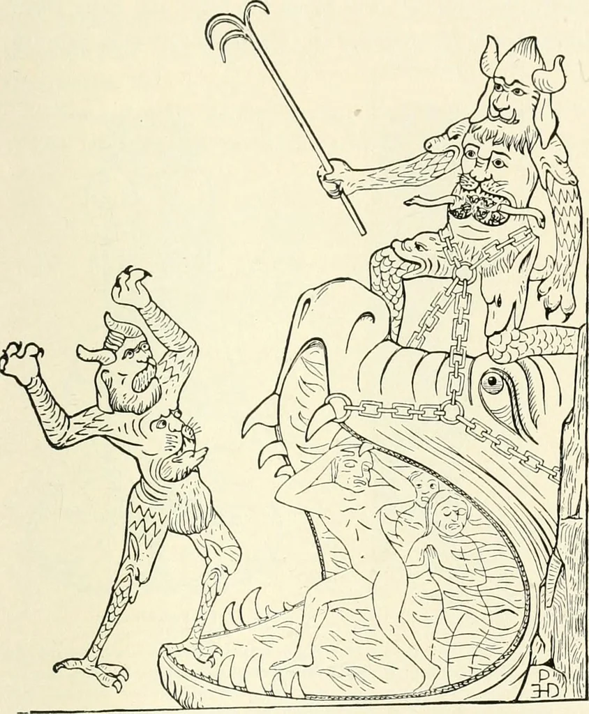 An illustration from The history of the devil and the idea of evil; from the earliest times to the present day, 1899, leaf 460