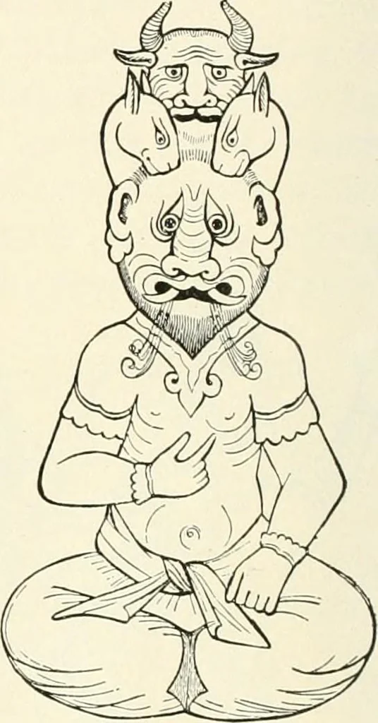 An illustration from The history of the devil and the idea of evil; from the earliest times to the present day, 1899, leaf 461