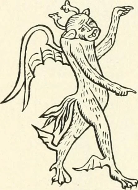 An illustration from The history of the devil and the idea of evil; from the earliest times to the present day, 1899, leaf 463