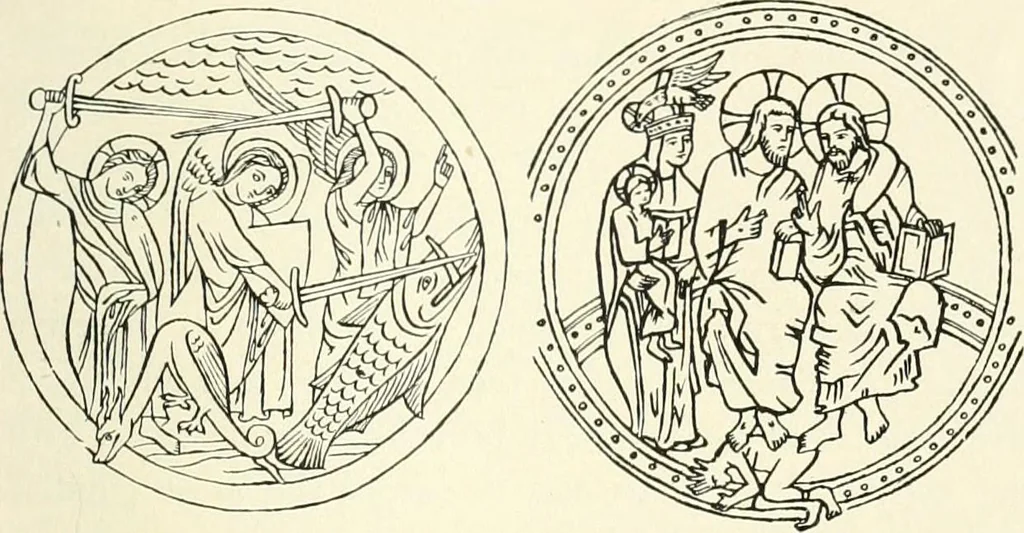 An illustration from The history of the devil and the idea of evil; from the earliest times to the present day, 1899, leaf 464