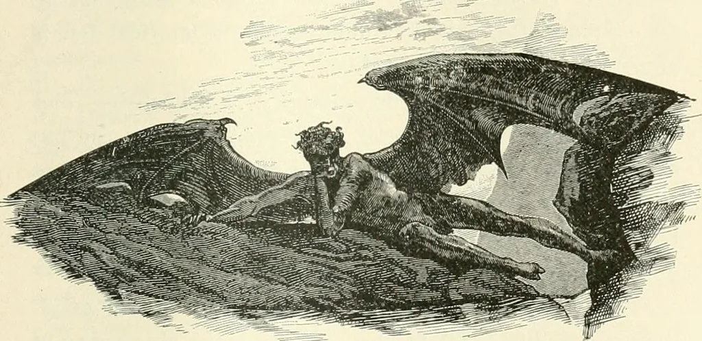 An illustration from The history of the devil and the idea of evil; from the earliest times to the present day, 1899, leaf 470