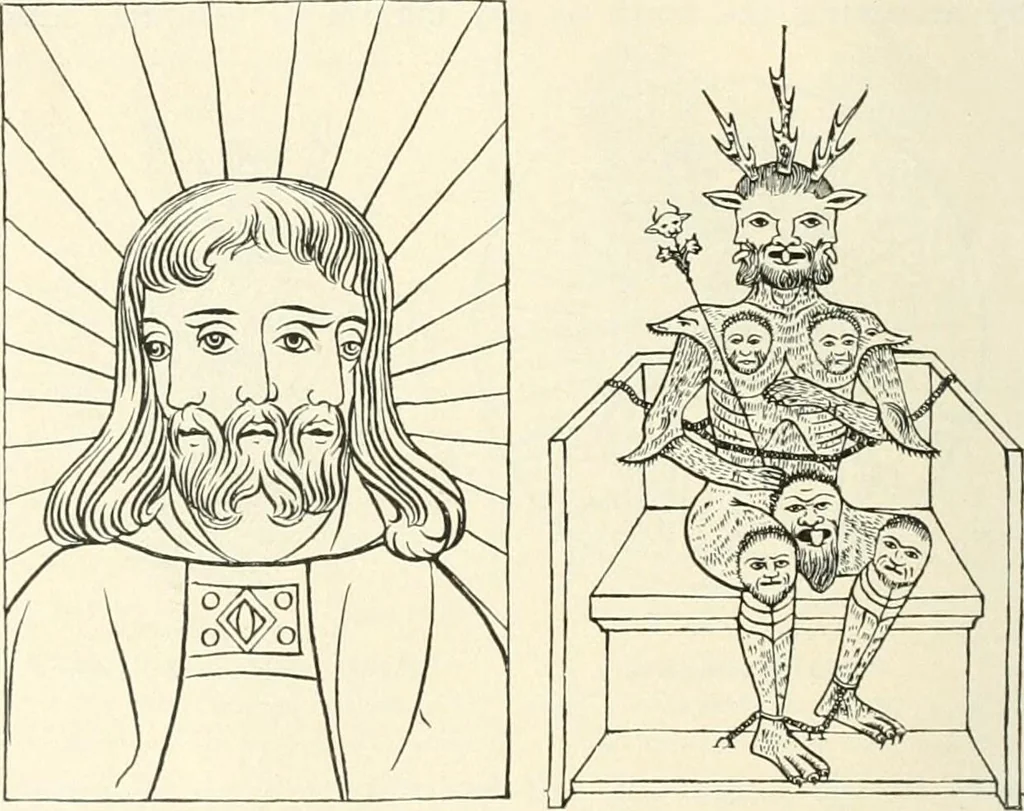An illustration from The history of the devil and the idea of evil; from the earliest times to the present day, 1899, leaf 493