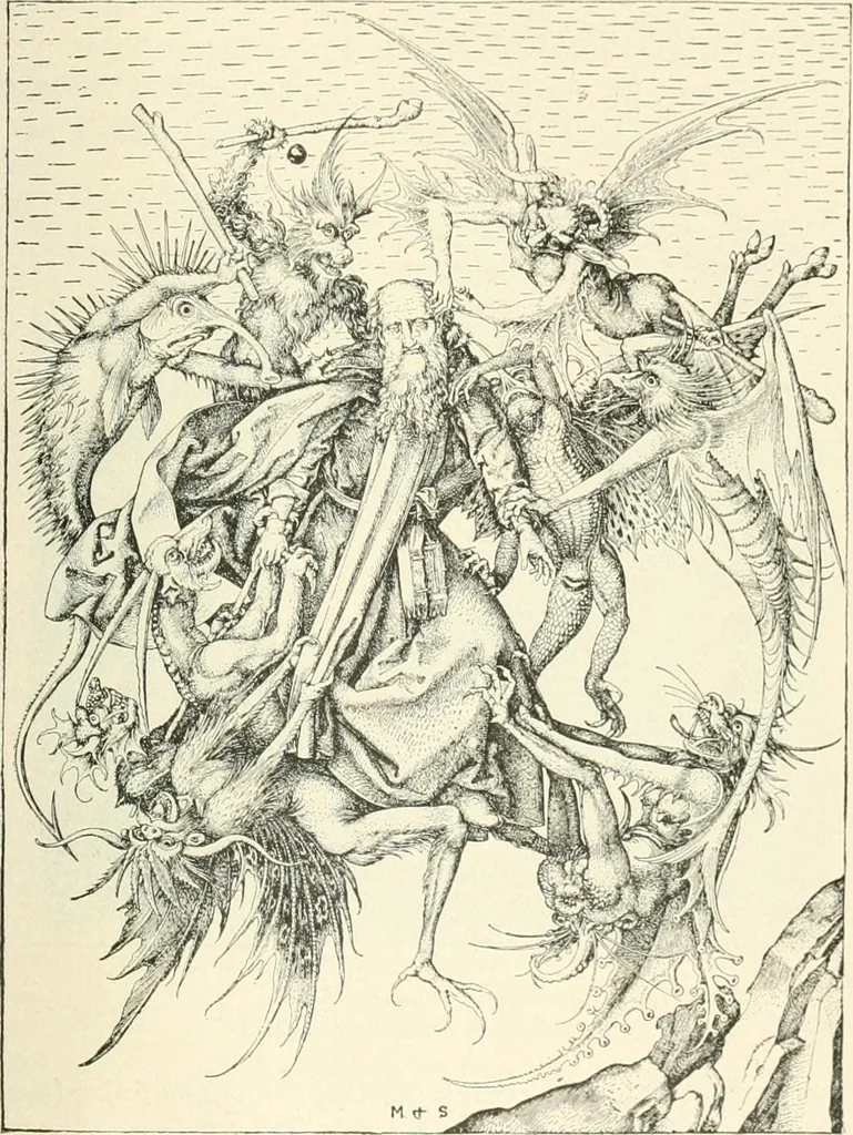 An illustration from The history of the devil and the idea of evil; from the earliest times to the present day, 1899, leaf 498