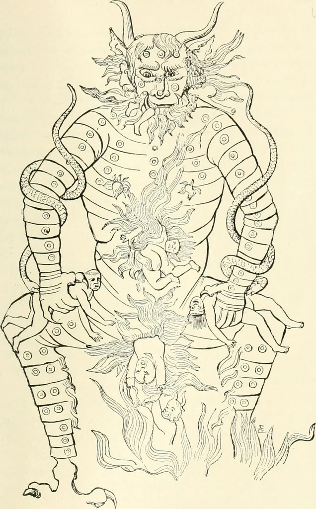 An illustration from The history of the devil and the idea of evil; from the earliest times to the present day, 1899, leaf 504