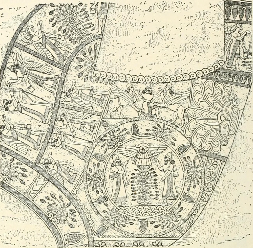 An illustration from The history of the devil and the idea of evil; from the earliest times to the present day, 1899, leaf 55