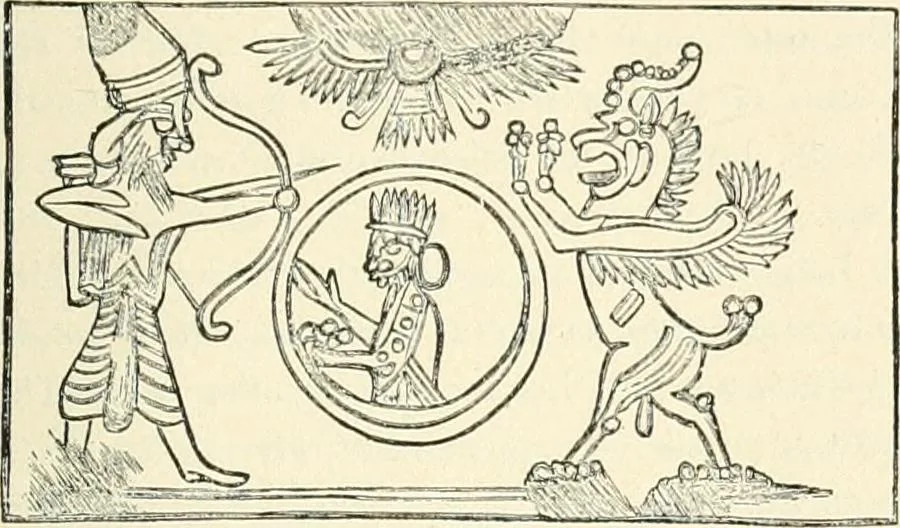 An illustration from The history of the devil and the idea of evil; from the earliest times to the present day, 1899, leaf 56