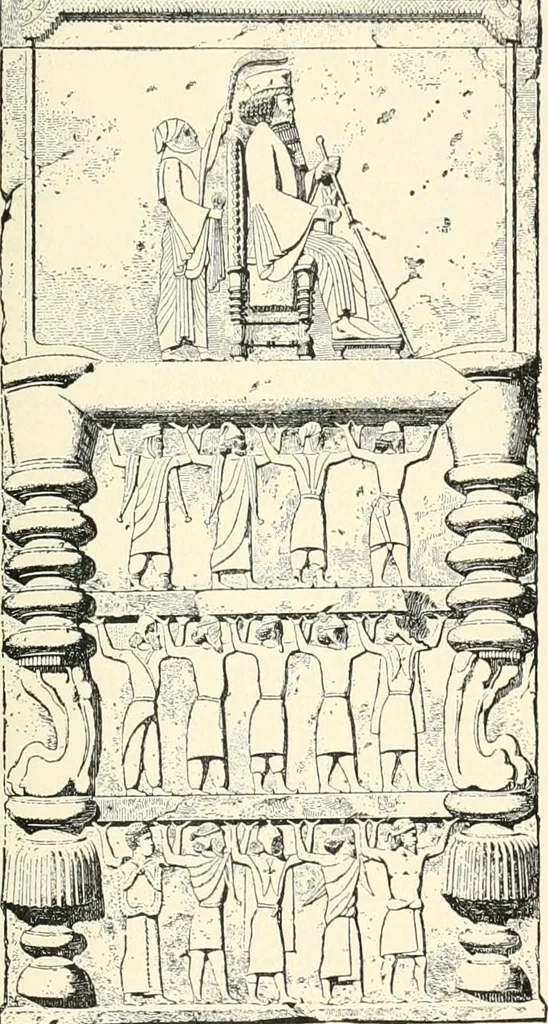 An illustration from The history of the devil and the idea of evil; from the earliest times to the present day, 1899, leaf 80