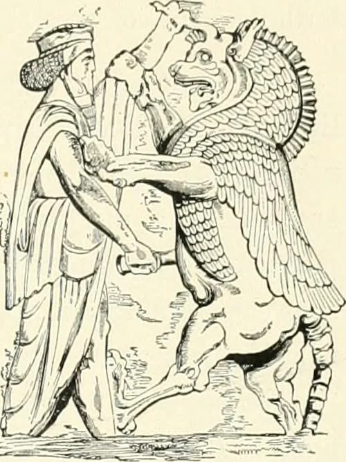 An illustration from The history of the devil and the idea of evil; from the earliest times to the present day, 1899, leaf 82
