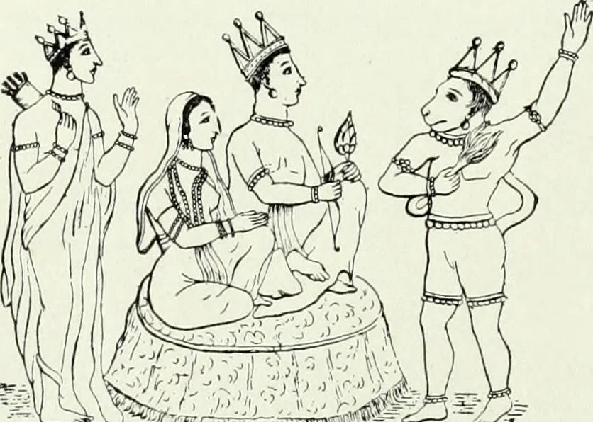 An illustration from The history of the devil and the idea of evil : from the earliest times to the present day, 1900, leaf 107