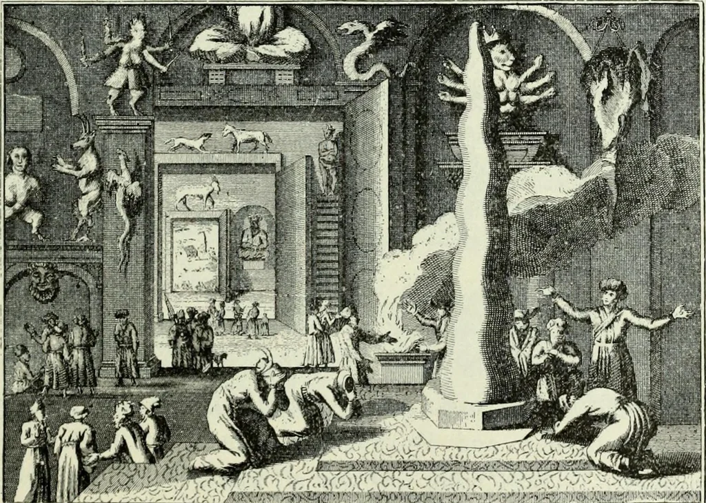 An illustration from The history of the devil and the idea of evil : from the earliest times to the present day, 1900, leaf 116