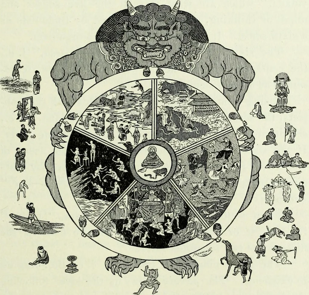 An illustration from The history of the devil and the idea of evil : from the earliest times to the present day, 1900, leaf 144