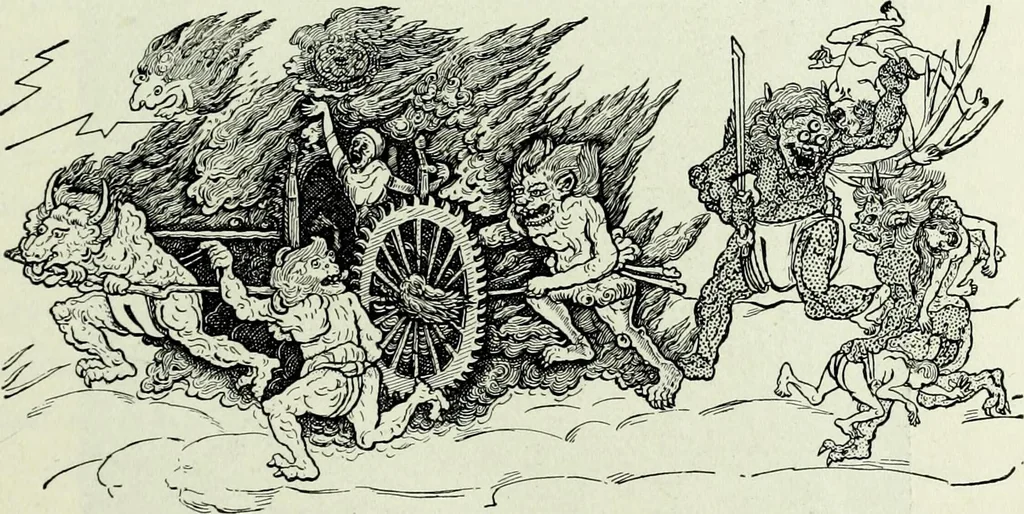 An illustration from The history of the devil and the idea of evil : from the earliest times to the present day, 1900, leaf 154