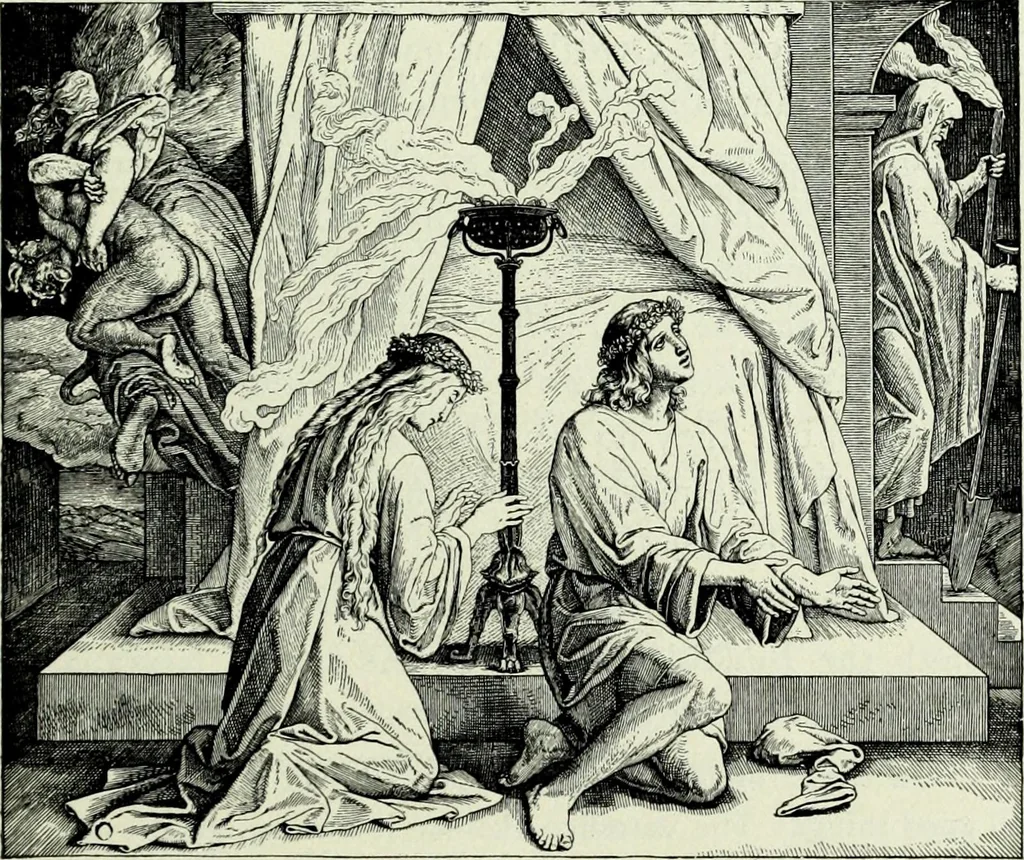 An illustration from The history of the devil and the idea of evil : from the earliest times to the present day, 1900, leaf 162