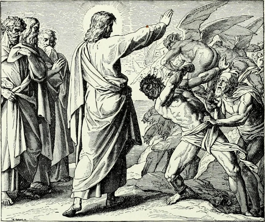 An illustration from The history of the devil and the idea of evil : from the earliest times to the present day, 1900, leaf 179