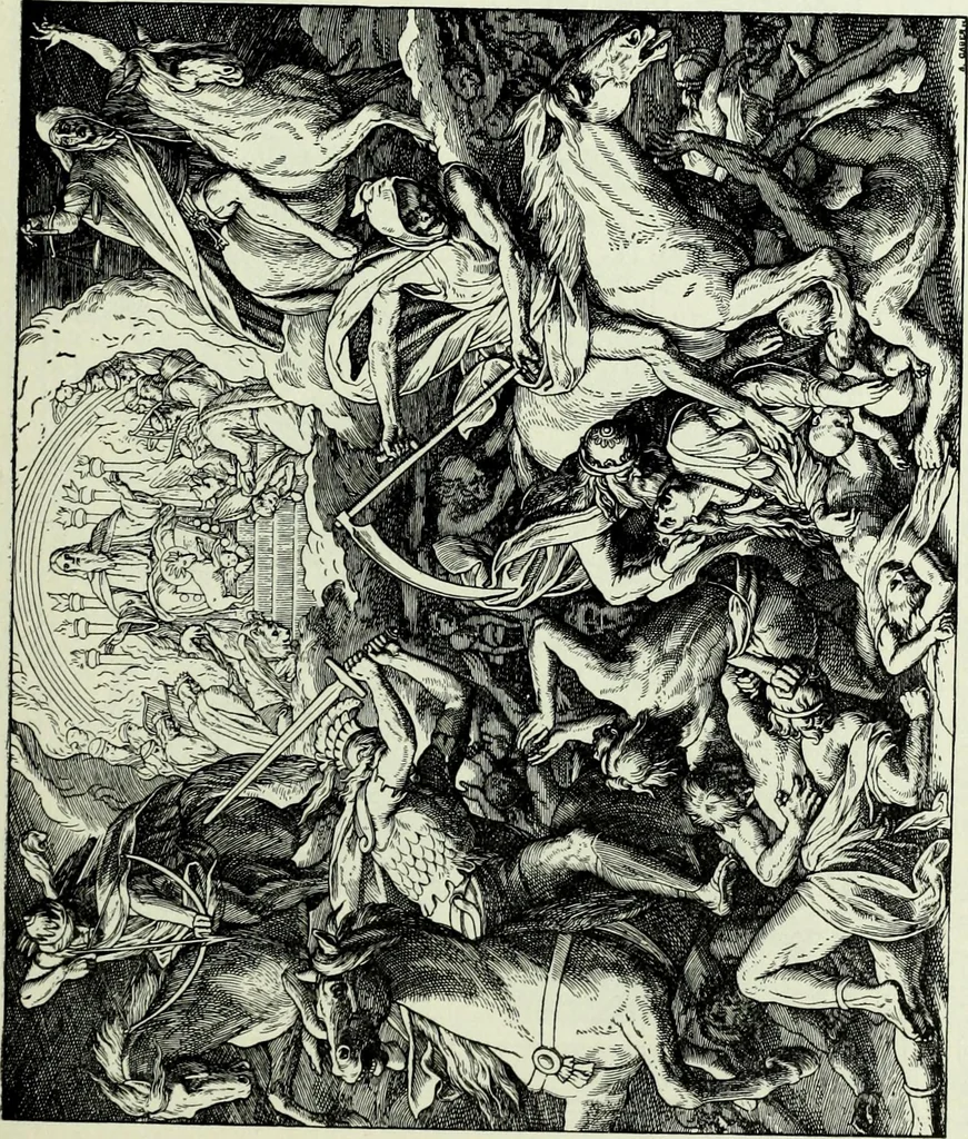 An illustration from The history of the devil and the idea of evil : from the earliest times to the present day, 1900, leaf 190