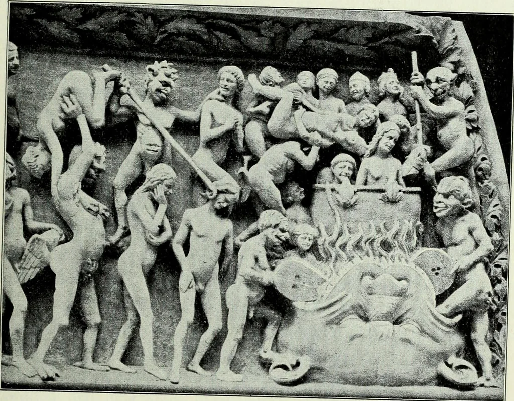 An illustration from The history of the devil and the idea of evil : from the earliest times to the present day, 1900, leaf 202