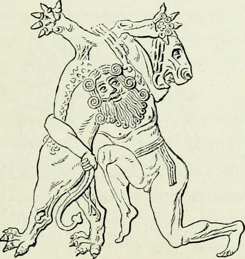 An illustration from The history of the devil and the idea of evil : from the earliest times to the present day, 1900, leaf 230
