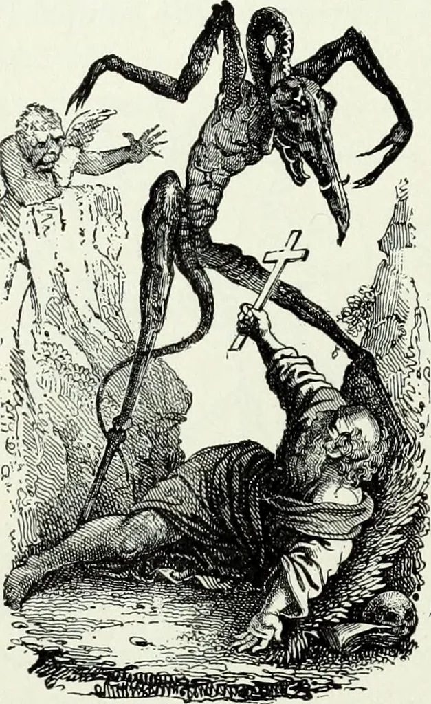 An illustration from The history of the devil and the idea of evil : from the earliest times to the present day, 1900, leaf 257