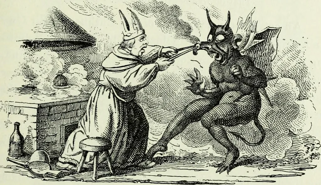 An illustration from The history of the devil and the idea of evil : from the earliest times to the present day, 1900, leaf 276