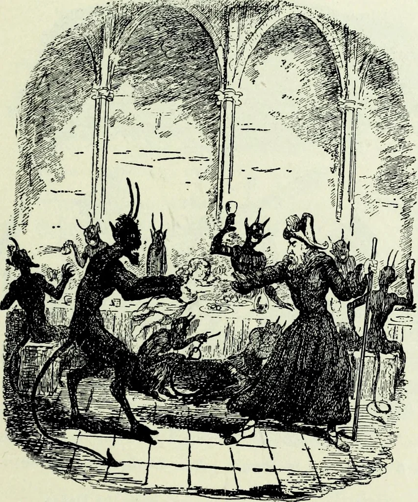 An illustration from The history of the devil and the idea of evil : from the earliest times to the present day, 1900, leaf 278