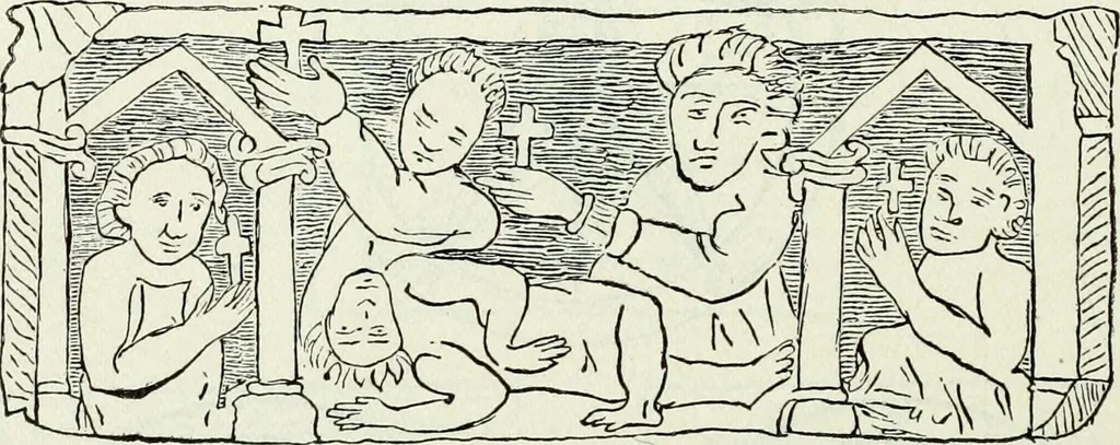 An illustration from The history of the devil and the idea of evil : from the earliest times to the present day, 1900, leaf 299