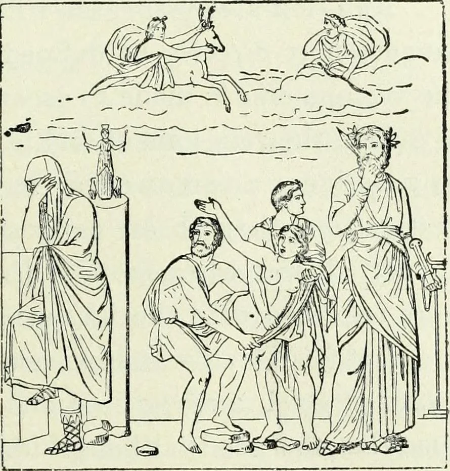 An illustration from The history of the devil and the idea of evil : from the earliest times to the present day, 1900, leaf 34