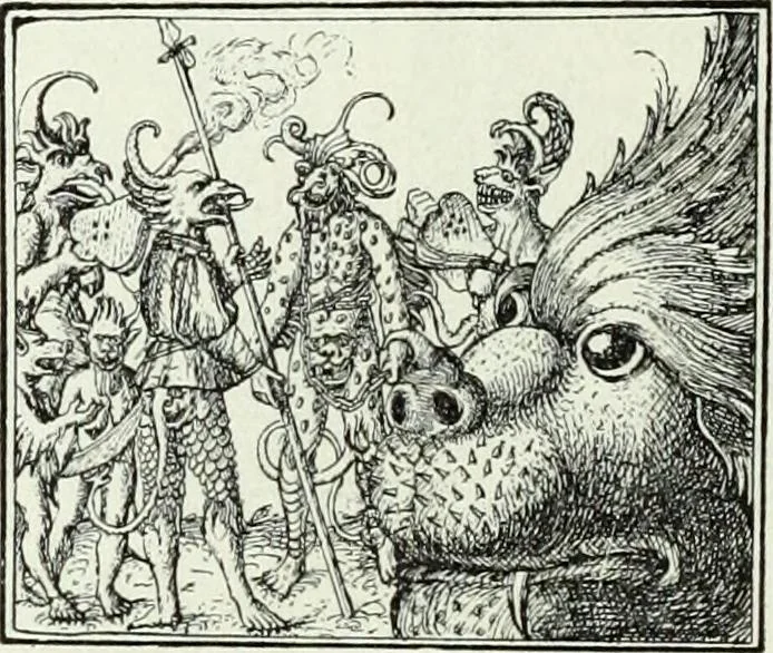 An illustration from The history of the devil and the idea of evil : from the earliest times to the present day, 1900, leaf 369