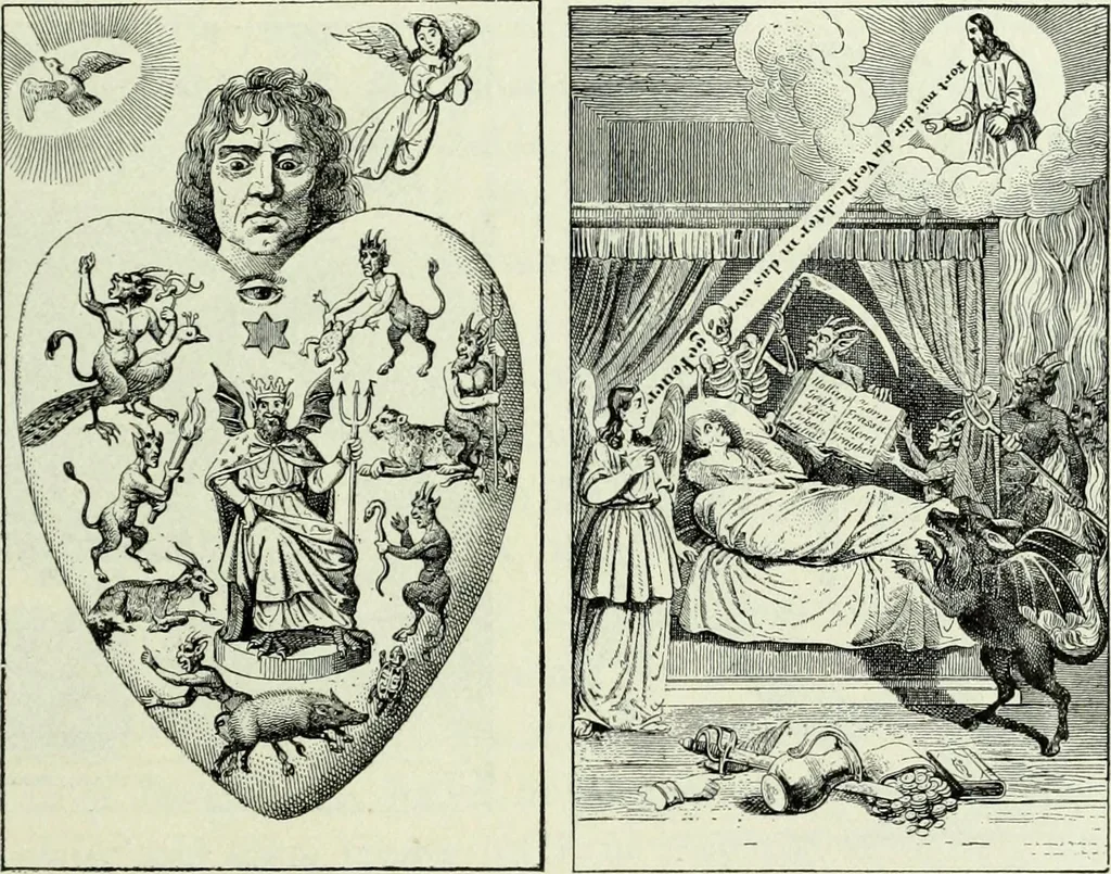 An illustration from The history of the devil and the idea of evil : from the earliest times to the present day, 1900, leaf 378