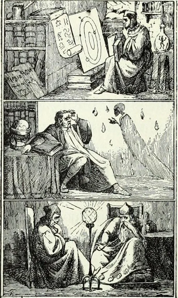 An illustration from The history of the devil and the idea of evil : from the earliest times to the present day, 1900, leaf 447