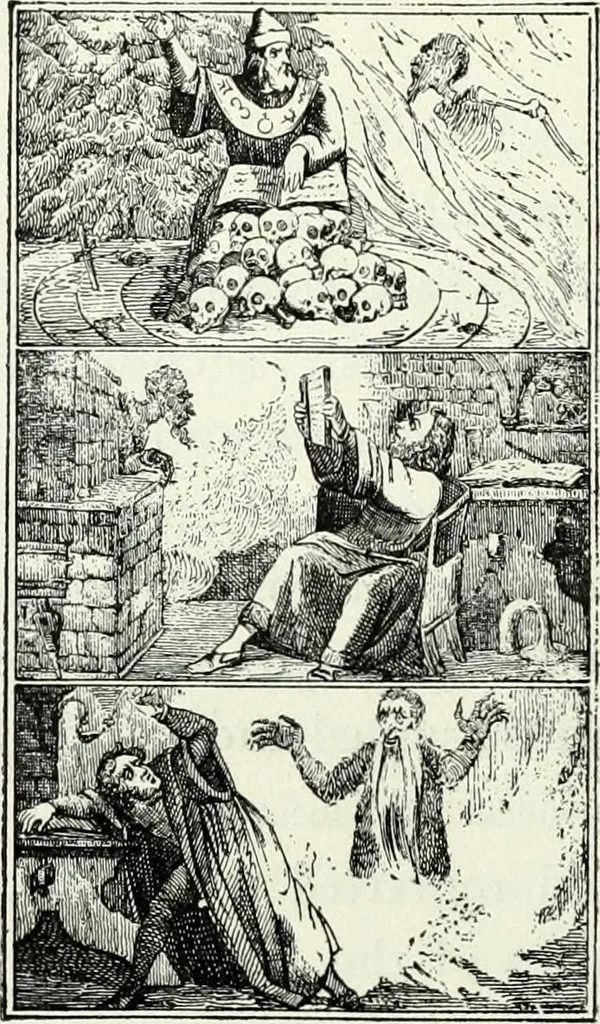 An illustration from The history of the devil and the idea of evil : from the earliest times to the present day, 1900, leaf 447