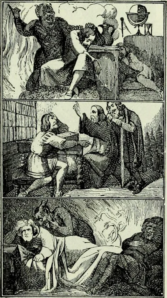 An illustration from The history of the devil and the idea of evil : from the earliest times to the present day, 1900, leaf 448