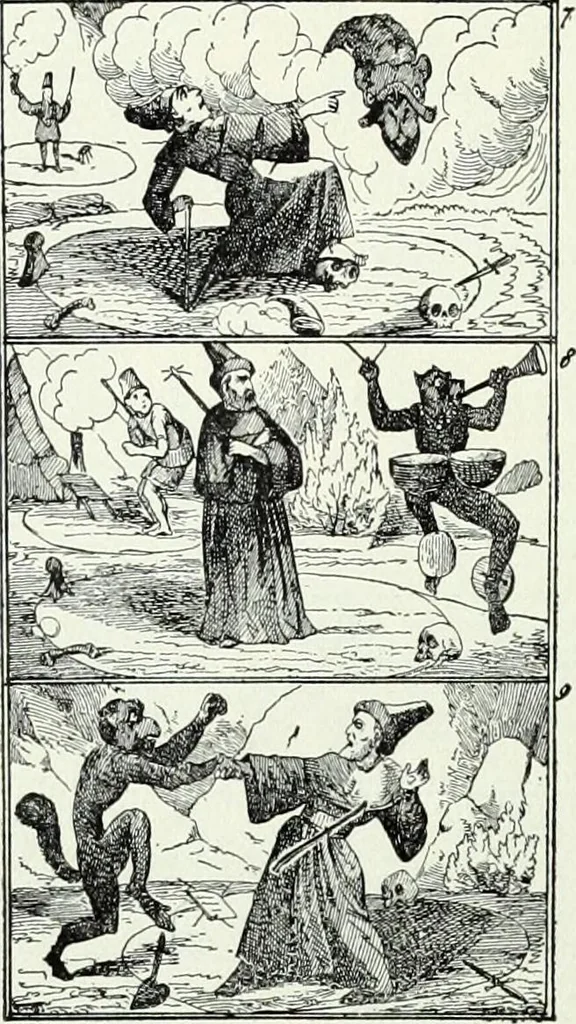 An illustration from The history of the devil and the idea of evil : from the earliest times to the present day, 1900, leaf 449