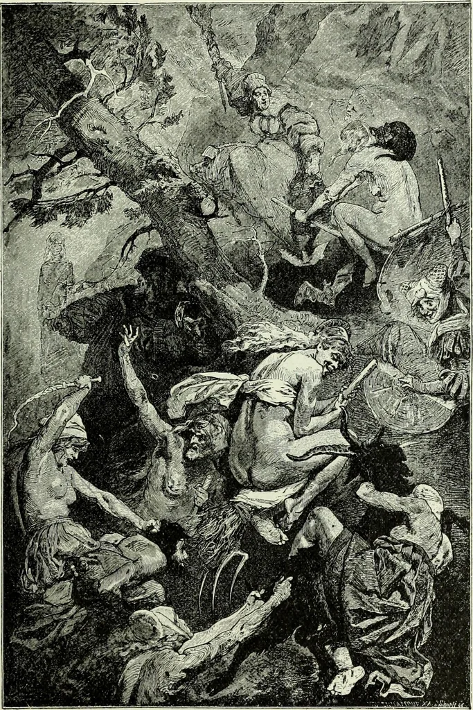 An illustration from The history of the devil and the idea of evil : from the earliest times to the present day, 1900, leaf 452