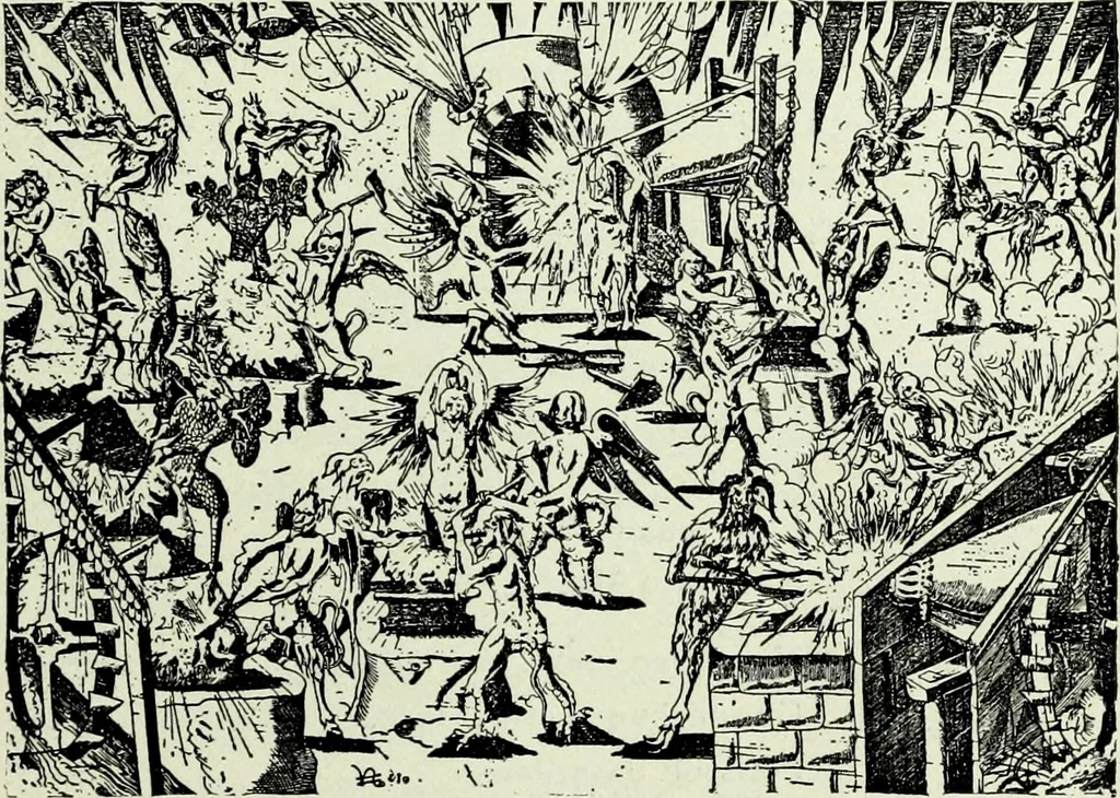 An illustration from The history of the devil and the idea of evil : from the earliest times to the present day, 1900, leaf 454