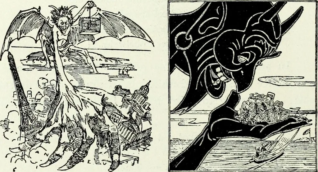 An illustration from The history of the devil and the idea of evil : from the earliest times to the present day, 1900, leaf 457
