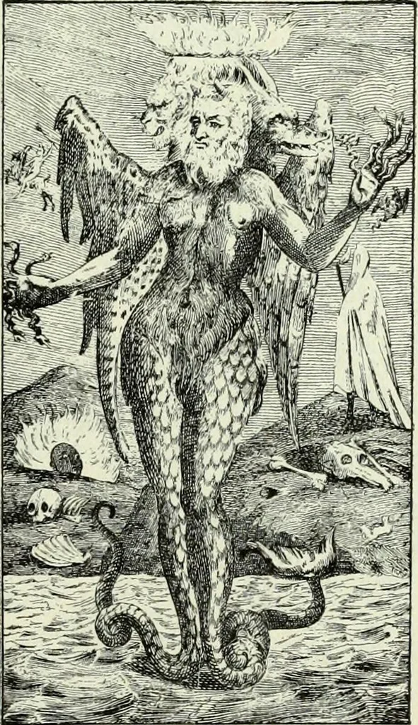 An illustration from The history of the devil and the idea of evil : from the earliest times to the present day, 1900, leaf 496