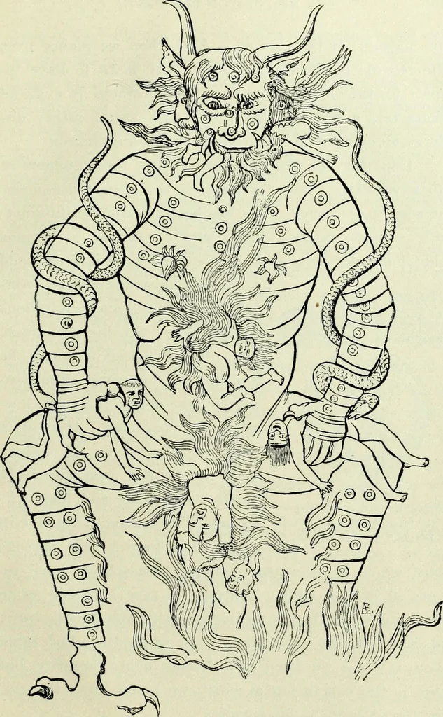 An illustration from The history of the devil and the idea of evil : from the earliest times to the present day, 1900, leaf 506