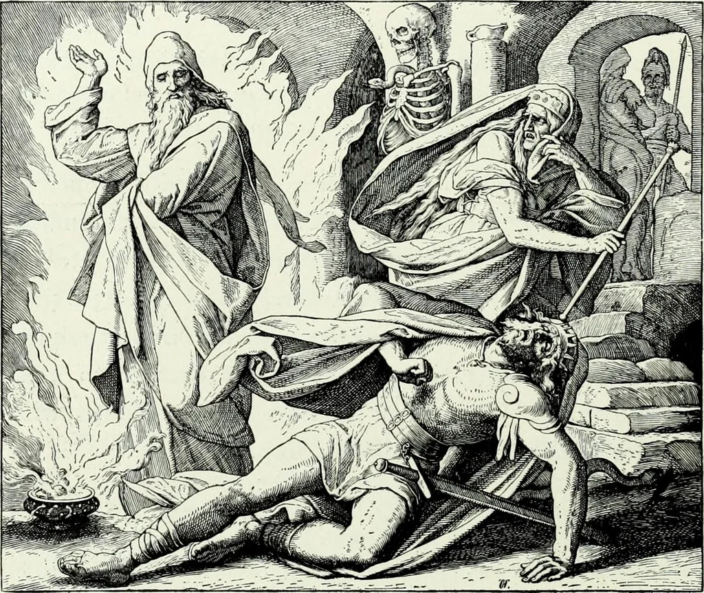 An illustration from The history of the devil and the idea of evil : from the earliest times to the present day, 1900, leaf 89
